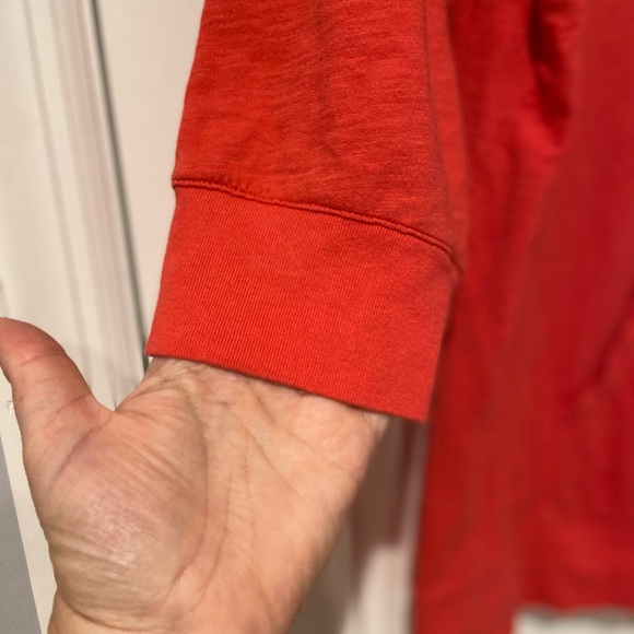 Avenue Red Crochet Trim V-Neck Pullover Tunic Top – Size 22/24 - Picture 3 of 8